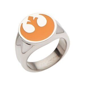 Star Wars™ Yellow Rebel Alliance Symbol Ring Stainless Steel Unisex